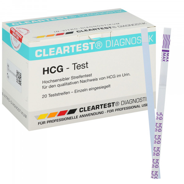 Schwangerschaftstest Cleartest HCG Teststreifen