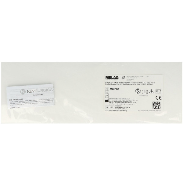 Einmal-Papierfilter für MELAG-Sterilisierbehälter