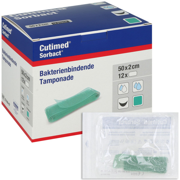 Cutimed Sorbact hydrophober Wundverband, Tamponade