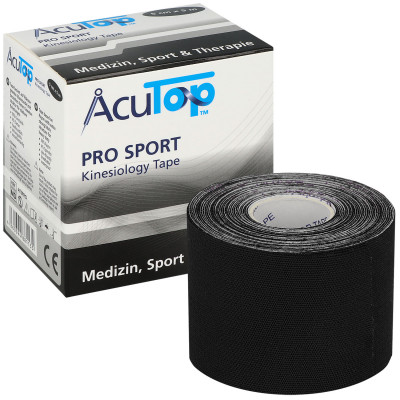 AcuTop Pro Sport Tape schwarz 5 cm x 5 m - 1 St.
