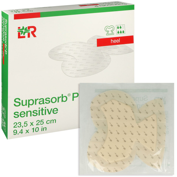 Suprasorb P sensitive heel, mit superabsorbierendem Saugkern, steril