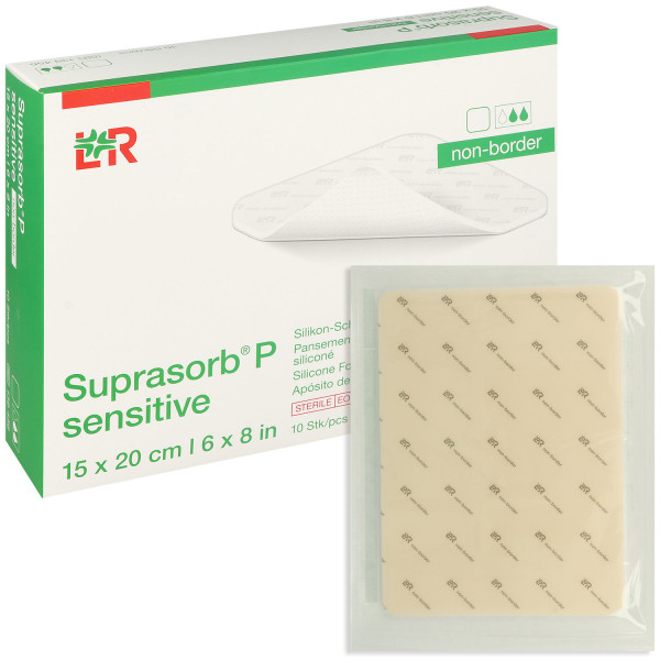 Suprasorb P sensitive non-border, ohne superabsorbierenden Saugkern, steril