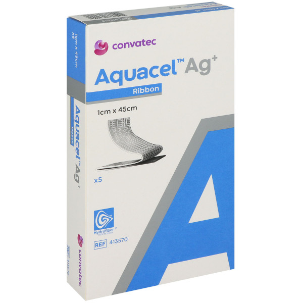 Aquacel Ag+ Extra, silberhaltige Tamponaden