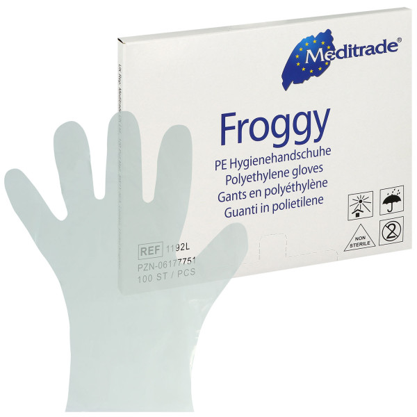 Froggy PE Handschuhe puderfrei unsteril