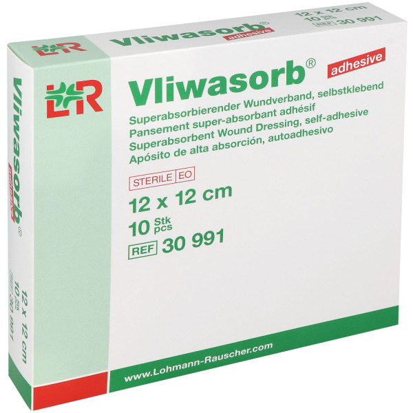 Vliwasorb adhesive Superabsorber-Wundverband, selbstklebend, sterile Wundauflage