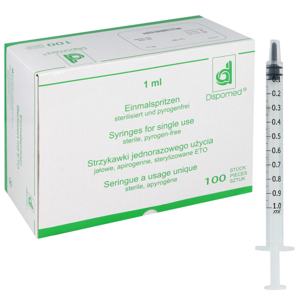 Dispomed Tuberkulin Spritze, Luer-Ansatz