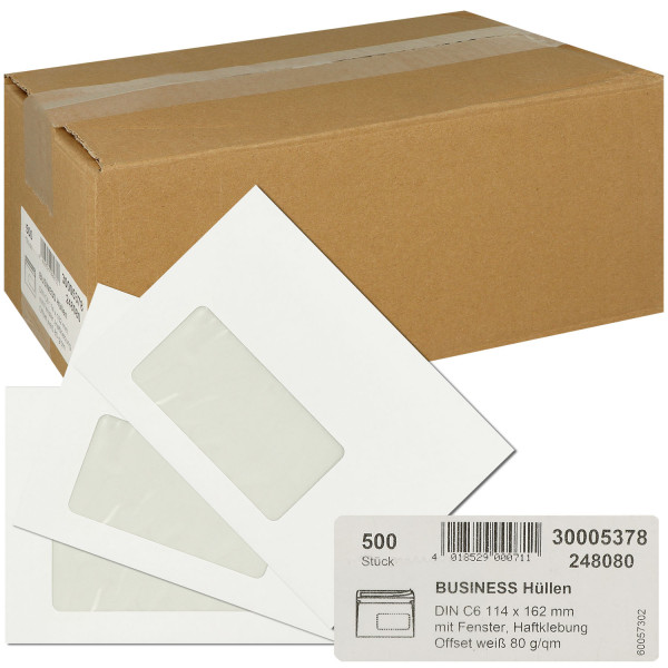 MAILmedia Briefumschlag DIN C6 220 x 110 mm (B x H) weiß
