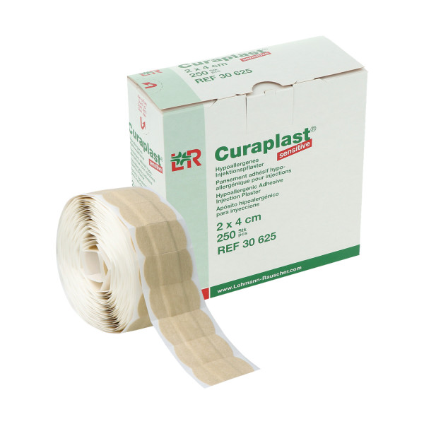 Curaplast sensitiv, Vliespflaster, Injektionspflaster