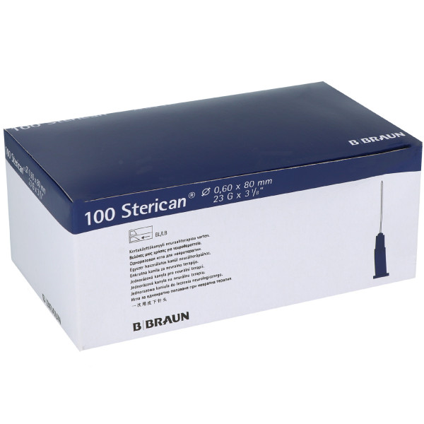 B. Braun STERICAN® Dünnwand-Einmalkanülen für spezielle Indikationen, 100 St.