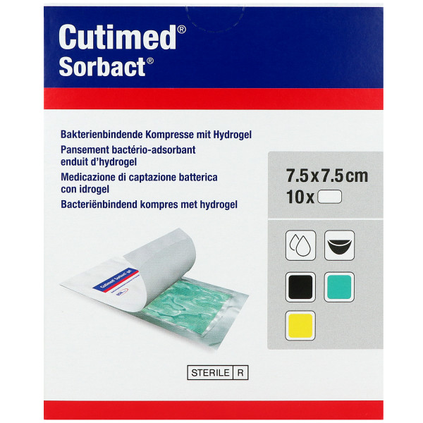 Cutimed Sorbact Gel, keimreduzierende Wundauflage