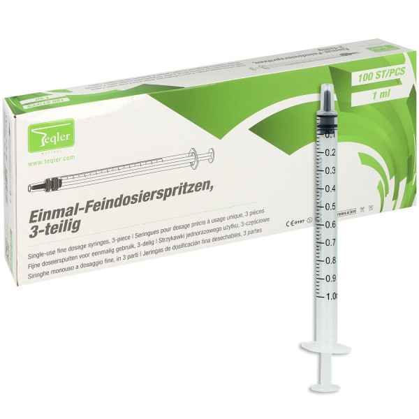 Teqler Feindosierspritze 1 ml