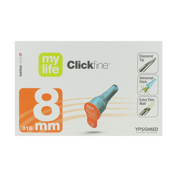 Mylife Clickfine Pen-Nadeln 8mm 100ST