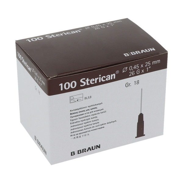 B. Braun STERICAN® Einmal-Kanülen, 100 St.