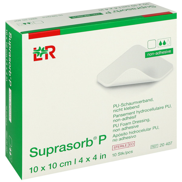 Suprasorb P PU-Schaumverband, steril, nicht klebend