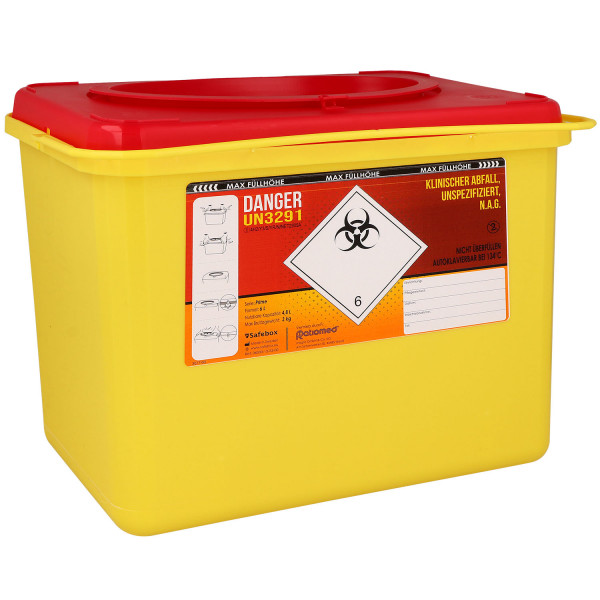 Kanülenabwurfbehälter ratiomed Safe-Box