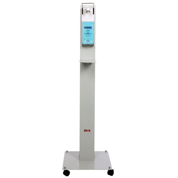 Hygienestation Proficlean M, Hygienesäule mit Armbügelspender und 1000 ml Sterillium classic pure Hä