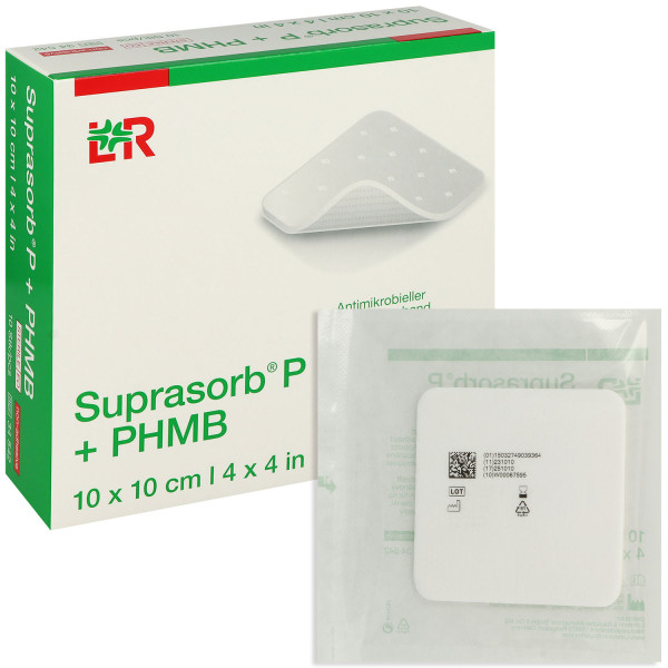 Suprasorb P + PHMB Antimikrobbieller PU Schaumverband, steril