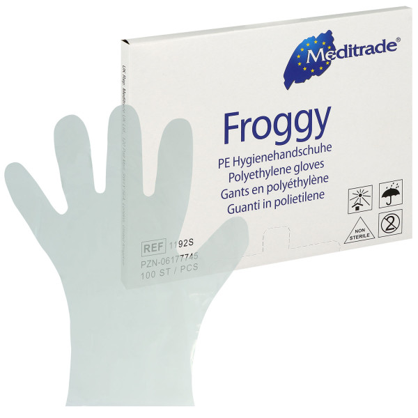 Froggy PE Handschuhe puderfrei unsteril