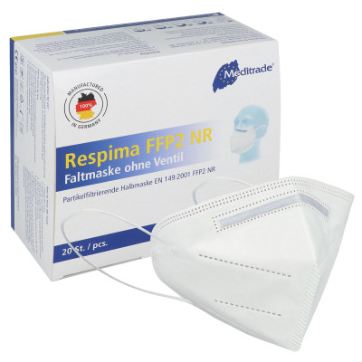RESPIMA FFP2 Einweg Atemschutzmasken ohne Ventil