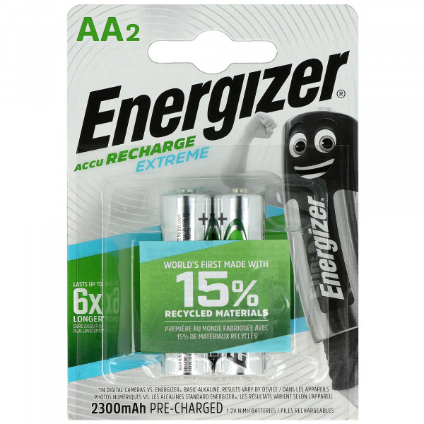 Energizer Akku Recharge Extreme AA HR6, 1,2V 2300mAH