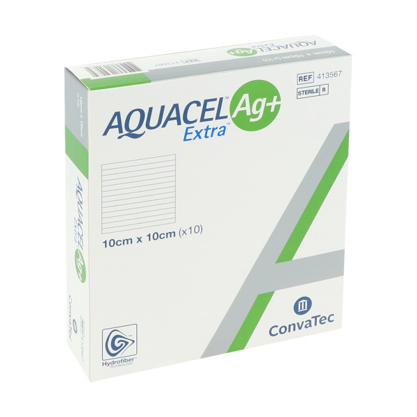 ConvaTec Aquacel Ag+ Extra, silberhaltige Kompressen