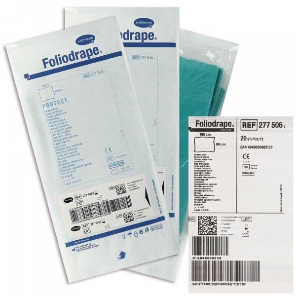 Foliodrape Protect Abdecktücher steril einzeln verpackt