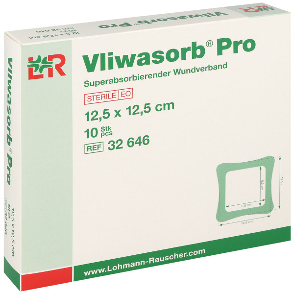 Vliwasorb Pro Superabsorbierender Wundverband, sterile Wundauflage