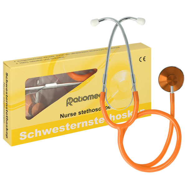 Flachkopf Stethoskop Schwester Schlauch