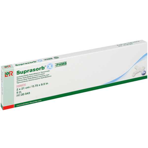 Suprasorb X + PHMB Antimikrobieller HydroBalance-Wundverband, sterile Tamponade