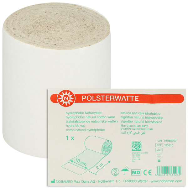 Polsterwatte gerollt