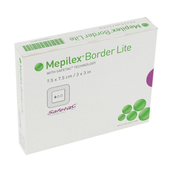 Mepilex Border Lite, dünner Schaumverband, steril