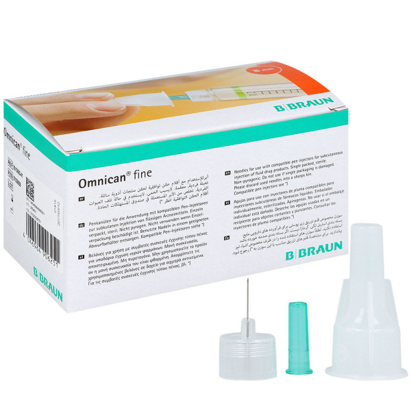 Omnican fine Comfort Pen-Nadeln mit Entsorgungsbox