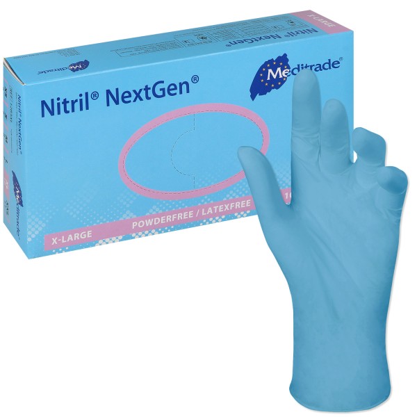 Nitril NextGen Nitrilhandschuhe puderfrei blau