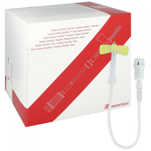 Safety-Multifly®-Kanüle mit Multiadapter