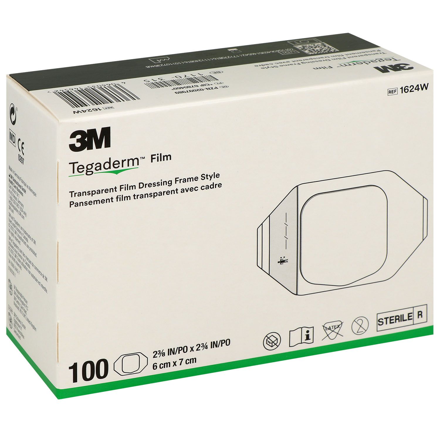 3M Tegaderm Film 6 cm x 7 cm - 100 St. | PZN 2097989