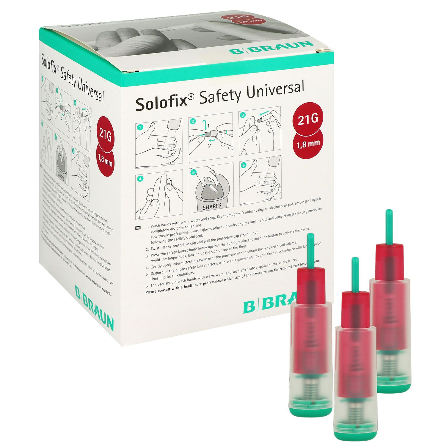 Solofix Safety - Sterile Einmal-Sicherheitslanzette | 23922M