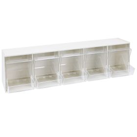 1202 Spritzen- Und Kanülenspender – 5 Fächer, Maße 60x10x16 Cm (BxTxH), Beige, Stapelbar