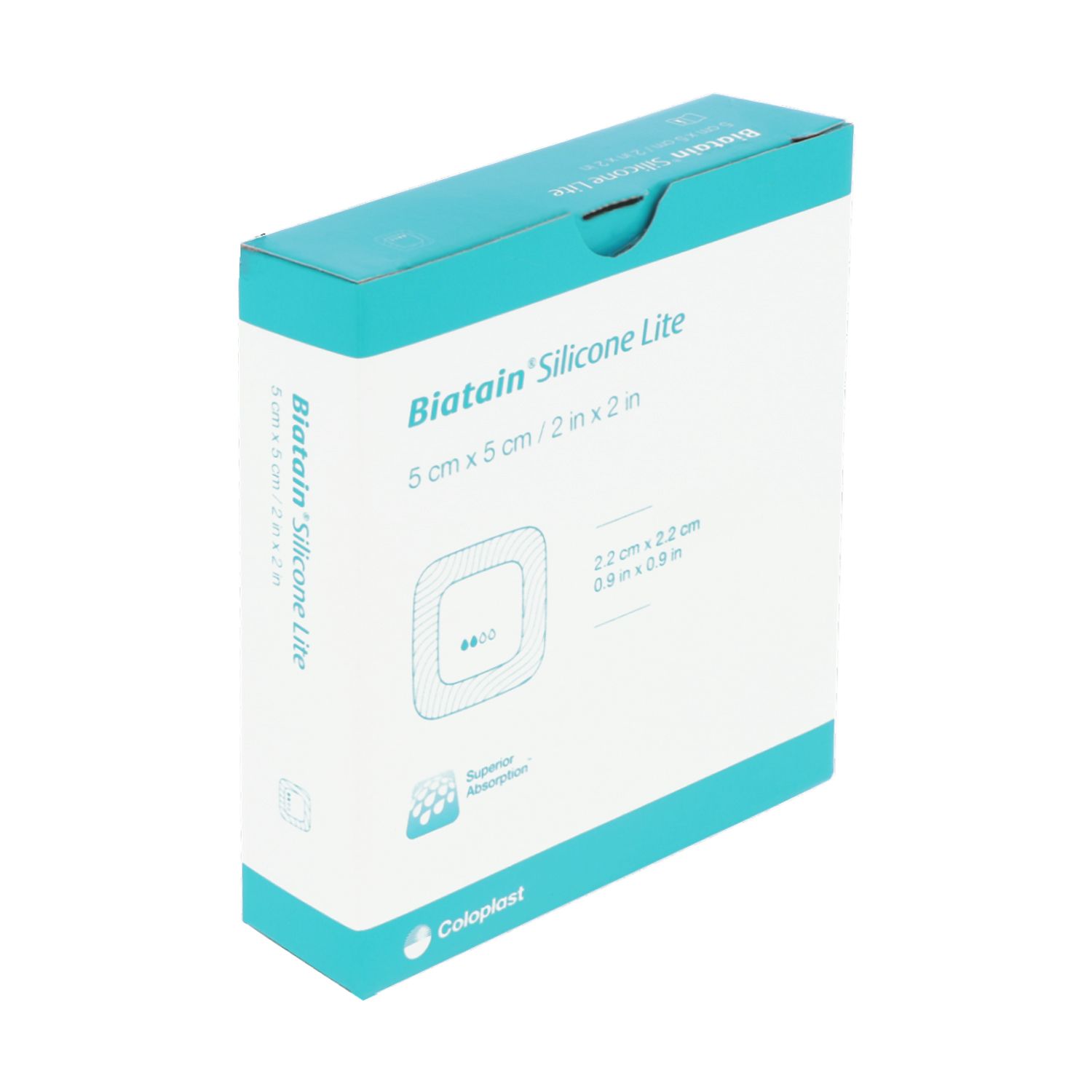 Biatain® 5 x 5 cm Silicone Lite (5 St.) | PZN 11485986